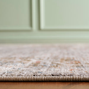 Safavieh Martha Stewart Elegant 8x10 Area Rug In Grey & Dark Beige – Timeless Design For Any Space Grey ,Dark Beige Polyester Msr0650f-8