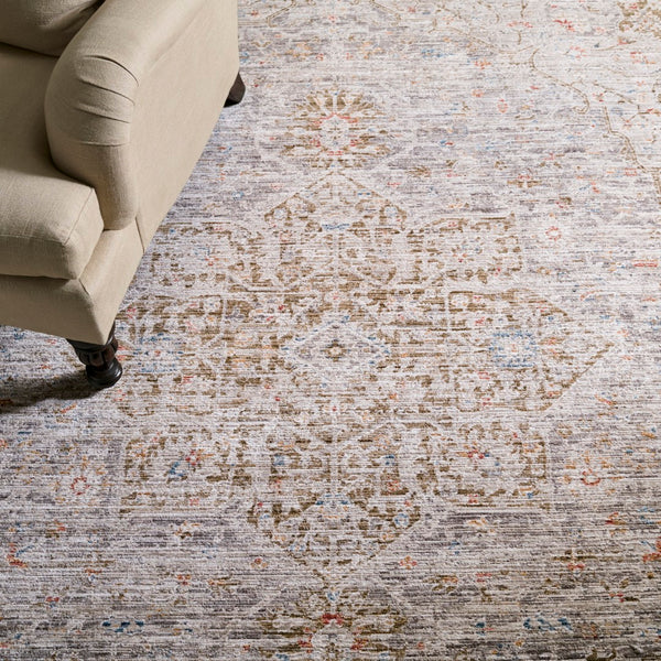Safavieh Martha Stewart Area Rug - Elegant Power Loomed Design In Neutral Hues For Timeless Home Decor Grey ,Dark Beige Polyester Msr0650f-10