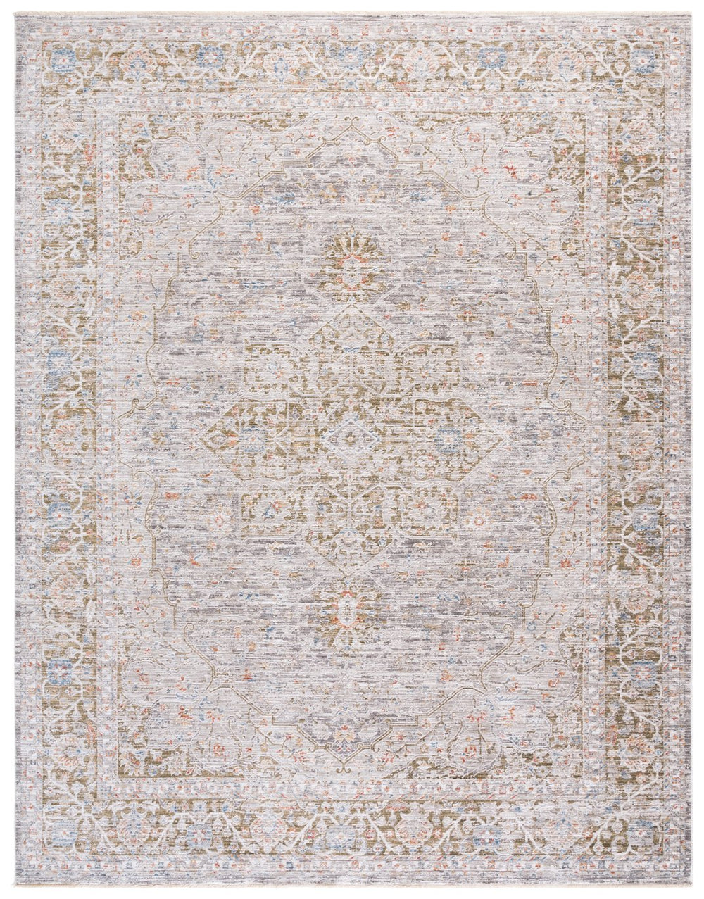 Safavieh Martha Stewart Elegant 8x10 Area Rug In Grey & Dark Beige – Timeless Design For Any Space Grey ,Dark Beige Polyester Msr0650f-8