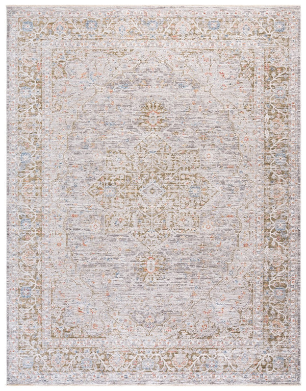 Safavieh Martha Stewart Elegant 8x10 Area Rug In Grey & Dark Beige – Timeless Design For Any Space Grey ,Dark Beige Polyester Msr0650f-8