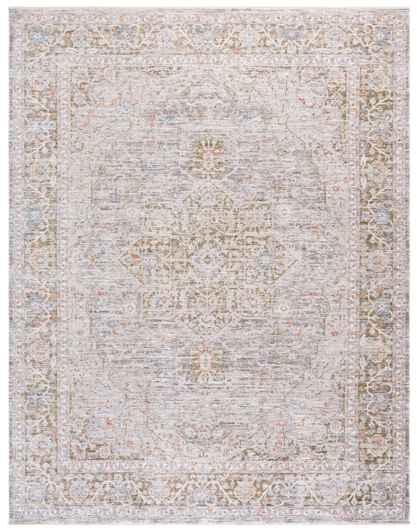 Safavieh Martha Stewart Area Rug - Elegant Power Loomed Design In Neutral Hues For Timeless Home Decor Grey ,Dark Beige Polyester Msr0650f-10