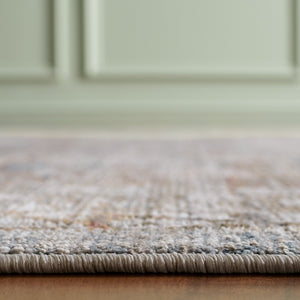 Safavieh Martha Stewart 8x10 Area Rug In Blue & Rust – Elegant, Durable, Timeless Design For Any Room Decor Blue ,Rust Polyester Msr0652m-8