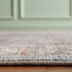 Safavieh Martha Stewart Whitney Area Rug - Elegant Traditional Design For Living Room, Bedroom, Or Dining Room Blue ,Rust Polyester Msr0652m-10