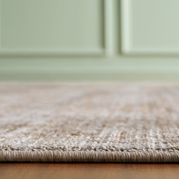 Safavieh Martha Stewart Whitney Area Rug - Elegant Modern Design For Living Room, Bedroom Or Office Decor Grey ,Rust Polyester Msr0654f-10