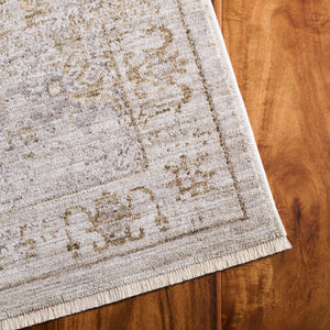 Safavieh Martha Stewart Whitney Area Rug - Elegant Modern Design For Living Room, Bedroom Or Office Decor Grey ,Rust Polyester Msr0654f-10