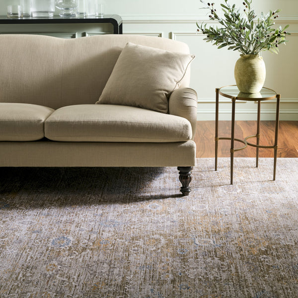 Safavieh Martha Stewart 8x10 Area Rug In Grey/Rust - Modern Elegance For Stylish Home Décor & Comfort Grey ,Rust Polyester Msr0654f-8