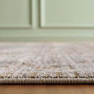 Safavieh Martha Stewart Elegant Area Rug - Sophisticated Power Loomed Design For Timeless Home Decor Charm Grey ,Dark Beige Polyester Msr0656f-9