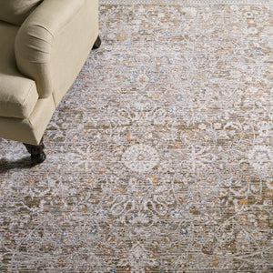 Safavieh Martha Stewart 8x10 Elegant Area Rug In Grey & Dark Beige - Soft, Durable, Versatile For Any Space Grey ,Dark Beige Polyester Msr0656f-8