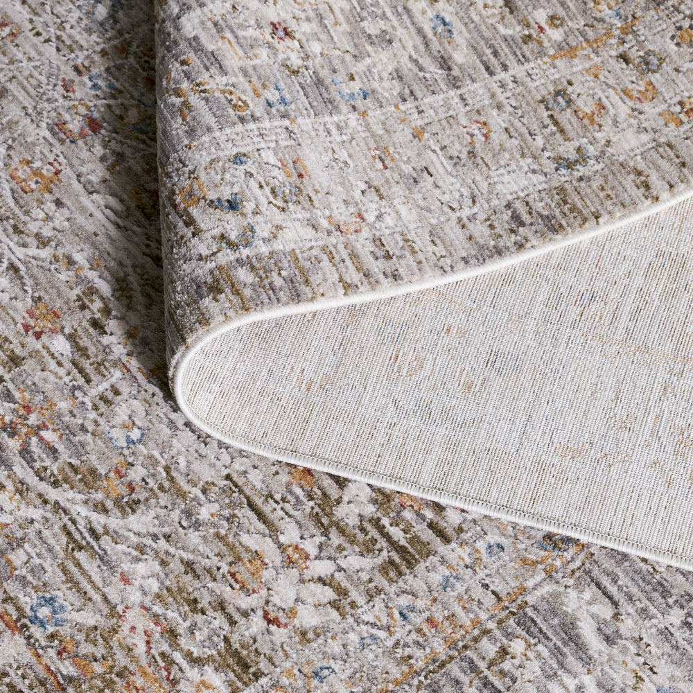 Safavieh Martha Stewart 8x10 Elegant Area Rug In Grey & Dark Beige - Soft, Durable, Versatile For Any Space Grey ,Dark Beige Polyester Msr0656f-8