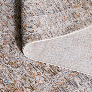 Safavieh Martha Stewart Elegant Area Rug - Sophisticated Power Loomed Design For Timeless Home Decor Charm Grey ,Dark Beige Polyester Msr0656f-9