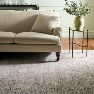 Safavieh Martha Stewart 8x10 Elegant Area Rug In Grey & Dark Beige - Soft, Durable, Versatile For Any Space Grey ,Dark Beige Polyester Msr0656f-8