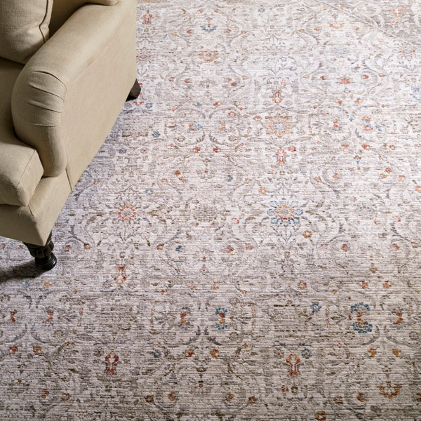 Safavieh Martha Stewart Whitney Area Rug – Elegant Power Loomed Design For Luxurious Home Décor Style Grey ,Rust Polyester Msr0658f-10