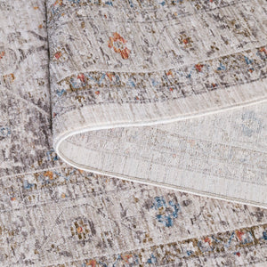 Safavieh Martha Stewart Whitney Area Rug – Elegant Power Loomed Design For Luxurious Home Décor Style Grey ,Rust Polyester Msr0658f-10