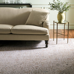 Safavieh Martha Stewart Whitney 0658f Grey/Rust 8x10 Area Rug – Elegant, Durable, And Easy-care Home Accent Grey ,Rust Polyester Msr0658f-8