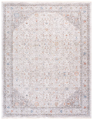 Safavieh Martha Stewart Whitney 0658f Grey/Rust 8x10 Area Rug – Elegant, Durable, And Easy-care Home Accent Grey ,Rust Polyester Msr0658f-8