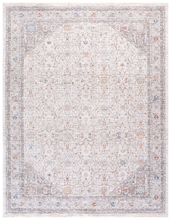 Safavieh Martha Stewart Whitney 0658f Grey/Rust 8x10 Area Rug – Elegant, Durable, And Easy-care Home Accent Grey ,Rust Polyester Msr0658f-8