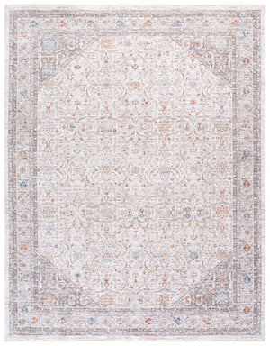 Safavieh Martha Stewart Whitney Area Rug – Elegant Power Loomed Design For Luxurious Home Décor Style Grey ,Rust Polyester Msr0658f-10