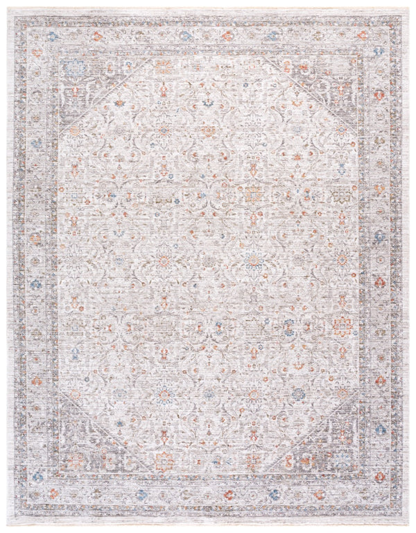 Safavieh Martha Stewart Whitney Area Rug – Elegant Power Loomed Design For Luxurious Home Décor Style Grey ,Rust Polyester Msr0658f-10