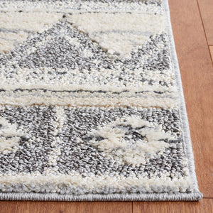 Safavieh Martha Stewart 0750 Power Loomed Rug Ivory Grey / Dark Grey 9' x 12'