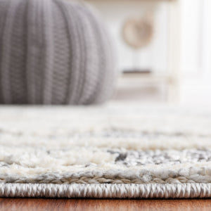 Safavieh Martha Stewart 0750 Power Loomed Rug Ivory Grey / Dark Grey 9' x 12'