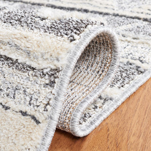 Safavieh Martha Stewart 0750 Power Loomed Rug Ivory Grey / Dark Grey 9' x 12'