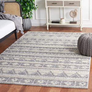 Safavieh Martha Stewart 0750 Power Loomed Rug Ivory Grey / Dark Grey 9' x 12'