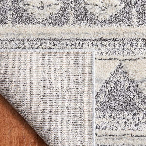 Safavieh Martha Stewart 0750 Power Loomed Rug Ivory Grey / Dark Grey 9' x 12'