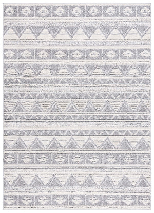 Safavieh Martha Stewart 0750 Power Loomed Rug Ivory Grey / Dark Grey 9' x 12'