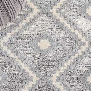 Safavieh Martha Stewart 0751 Power Loomed Rug Grey / Ivory 9' x 12'