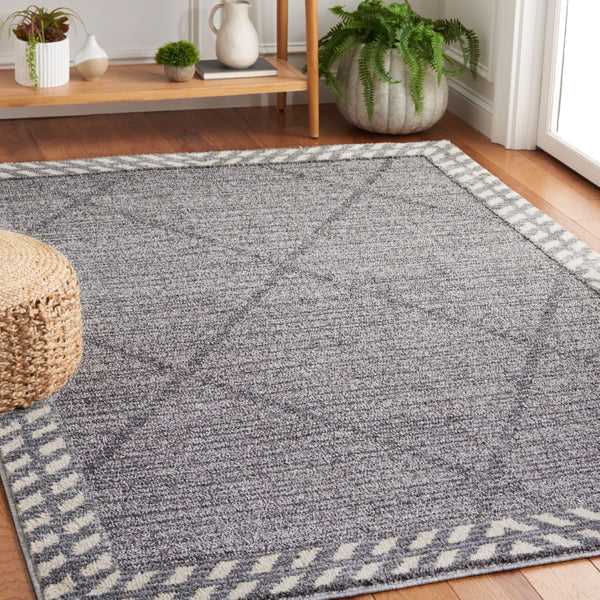 Safavieh Martha Stewart 0752 Power Loomed Rug Grey / Ivory 9' x 12'