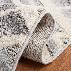Safavieh Martha Stewart 0753 Power Loomed Rug Ivory Grey / Dark Grey 9' x 12'