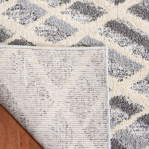 Safavieh Martha Stewart 0753 Power Loomed Rug Ivory Grey / Dark Grey 9' x 12'