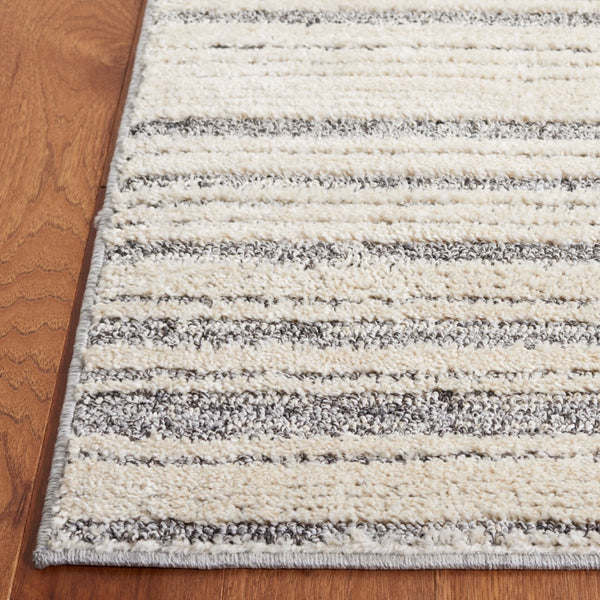 Safavieh Martha Stewart 0754 Power Loomed Rug Ivory / Dark Grey 9' x 12'