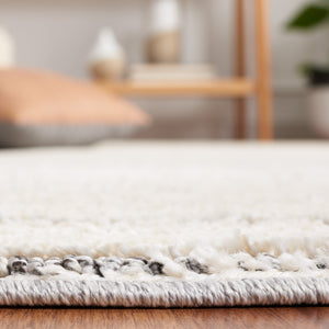 Safavieh Martha Stewart 0754 Power Loomed Rug Ivory / Dark Grey 9' x 12'