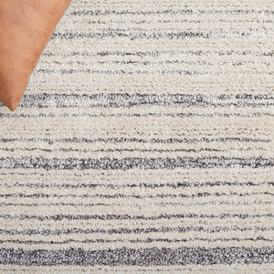 Safavieh Martha Stewart 0754 Power Loomed Rug Ivory / Dark Grey 9' x 12'