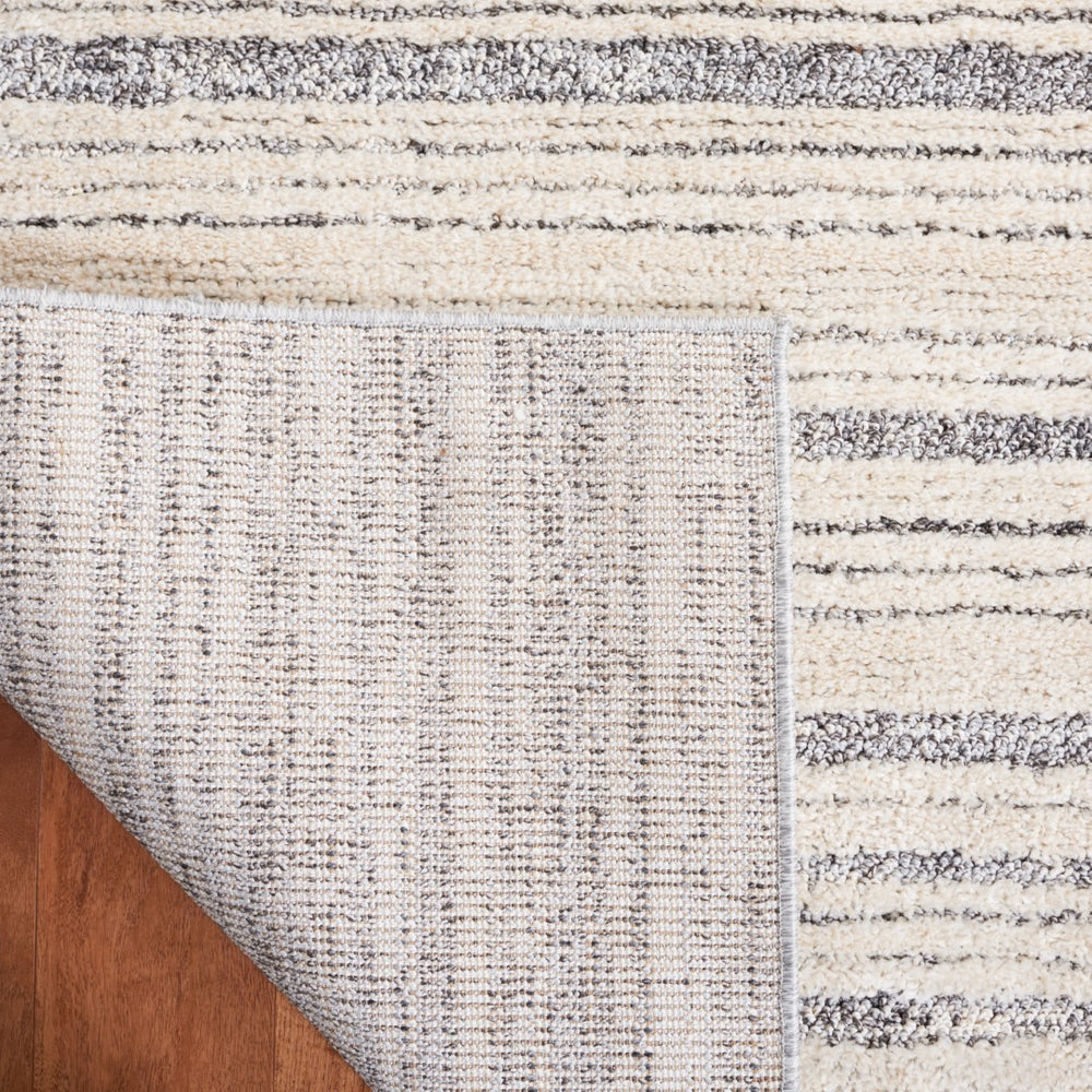 Safavieh Martha Stewart 0754 Power Loomed Rug Ivory / Dark Grey 9' x 12'