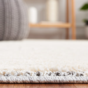 Safavieh Martha Stewart 0756 Power Loomed Rug Ivory / Grey 9' x 12'