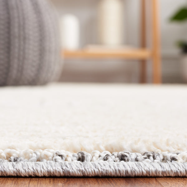 Safavieh Martha Stewart 0756 Power Loomed Rug Ivory / Grey 9' x 12'