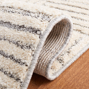 Safavieh Martha Stewart 0756 Power Loomed Rug Ivory / Grey 9' x 12'