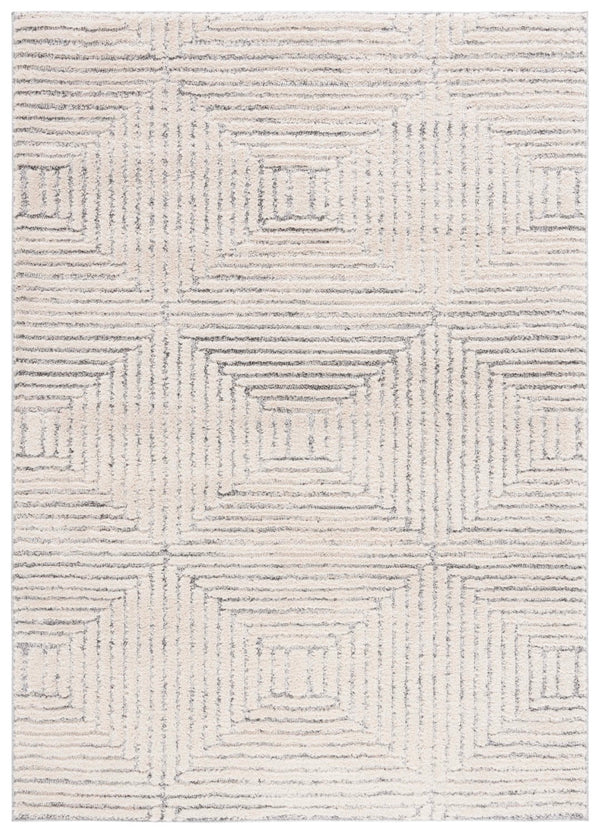 Safavieh Martha Stewart 0756 Power Loomed Rug Ivory / Grey 9' x 12'
