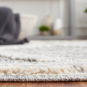 Safavieh Martha Stewart 0757 Power Loomed Rug Grey / Ivory 9' x 12'