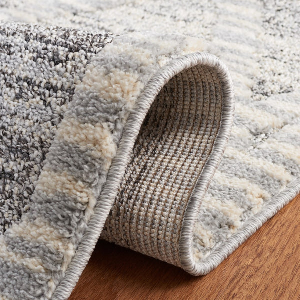 Safavieh Martha Stewart 0757 Power Loomed Rug Grey / Ivory 9' x 12'