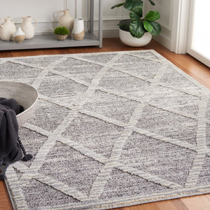 Safavieh Martha Stewart 0757 Power Loomed Rug Grey / Ivory 9' x 12'