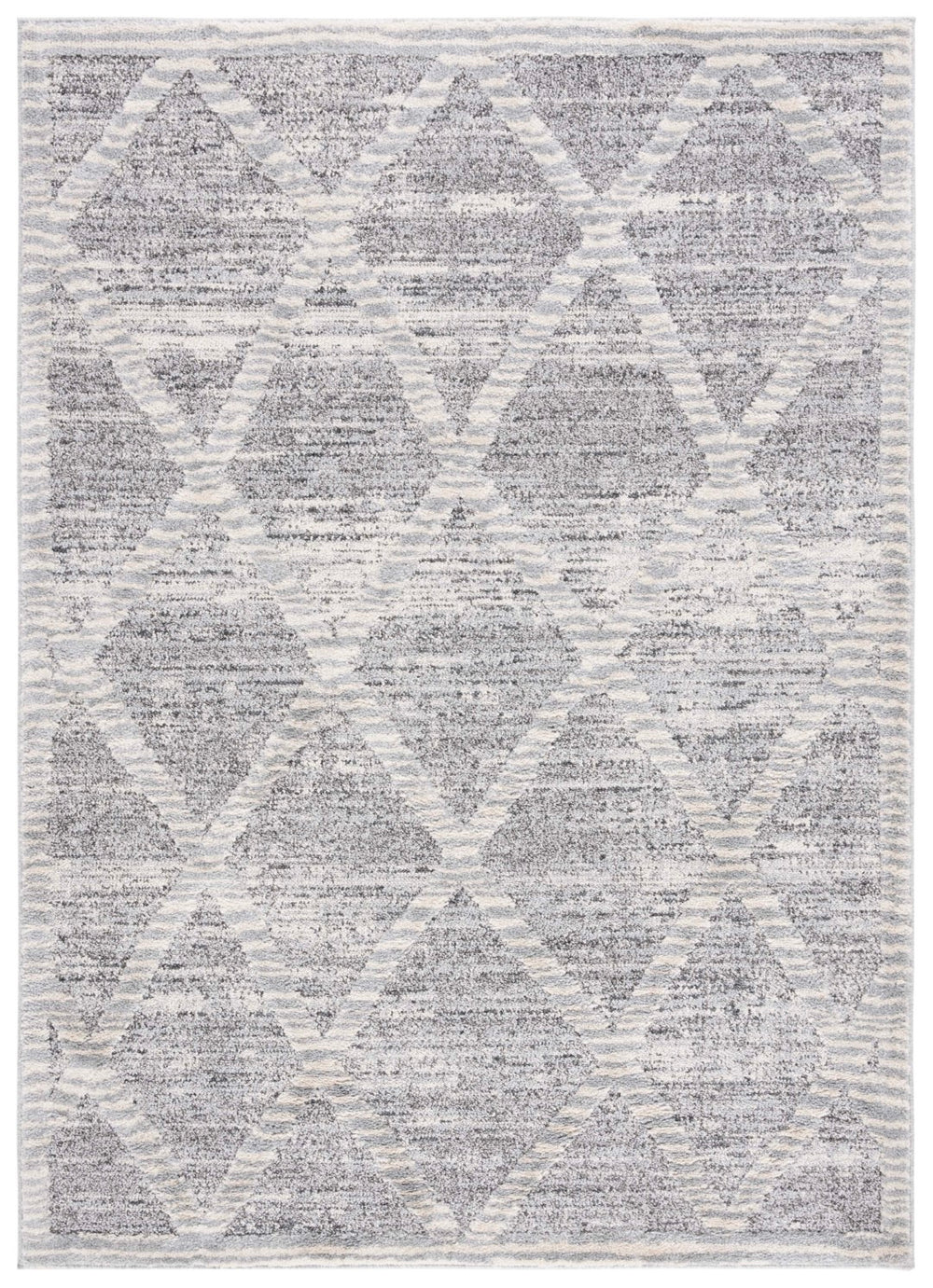 Safavieh Martha Stewart 0757 Power Loomed Rug Grey / Ivory 9' x 12'