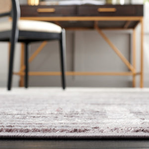 Safavieh Msr0968 Isabella Power Loomed Contemporary Rug Grey / Light Grey 8' x 10'