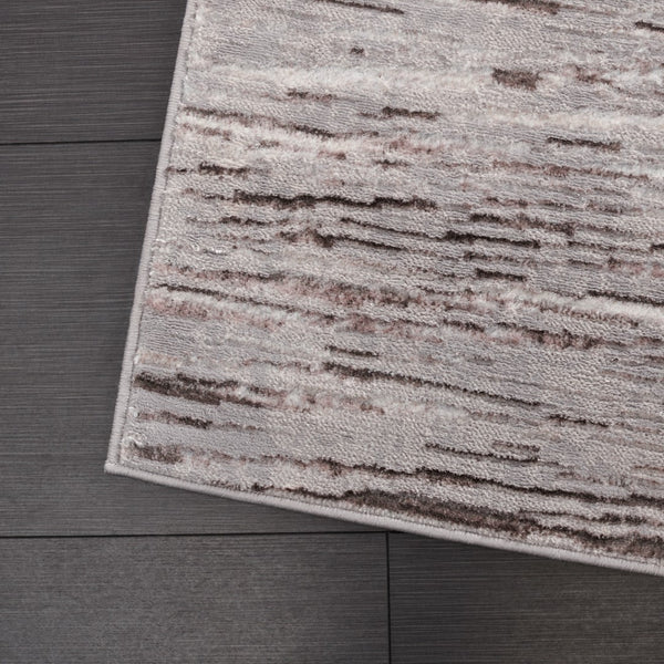 Safavieh Msr0968 Isabella Power Loomed Contemporary Rug Grey / Light Grey 8' x 10'