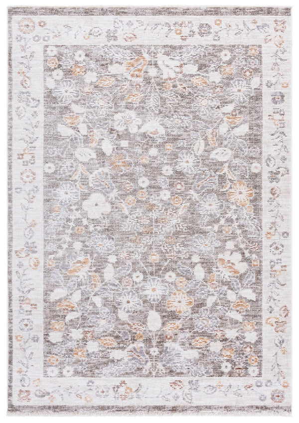Safavieh Martha Stewart Adeline Area Rug In Soothing Grey And Ivory For Elegant Home Decor Enhancement Grey ,Ivory 40% Polyester,38% Loop Polyester,14% Jute,8% Latex Msr100f-5