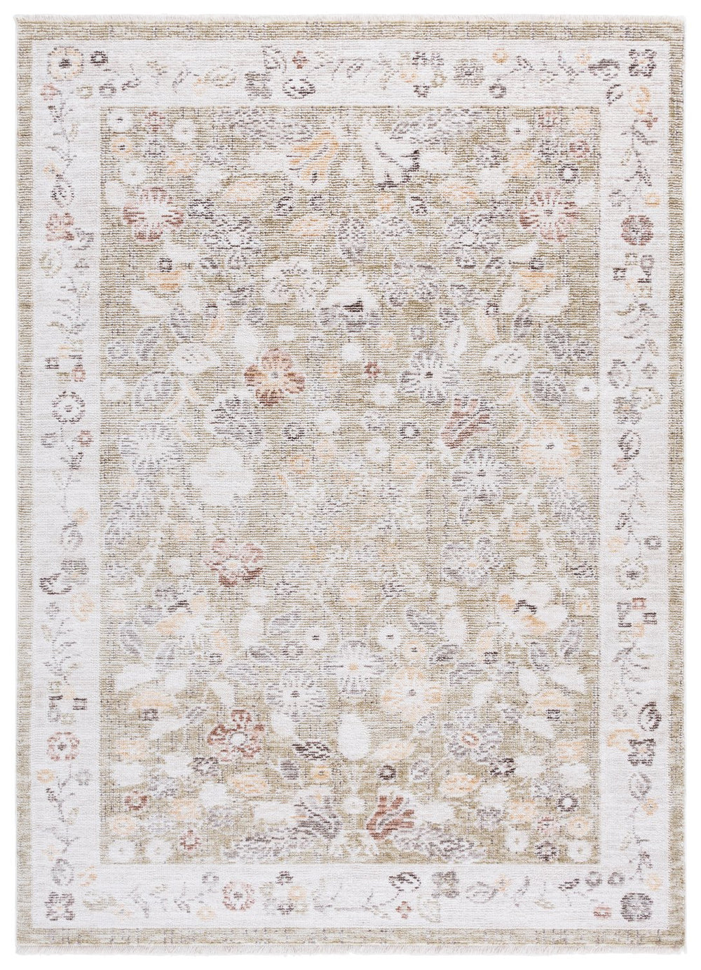 Safavieh Martha Stewart Adeline Area Rug In Soothing Grey And Ivory For Elegant Home Decor Enhancement Grey ,Ivory 40% Polyester,38% Loop Polyester,14% Jute,8% Latex Msr100f-5