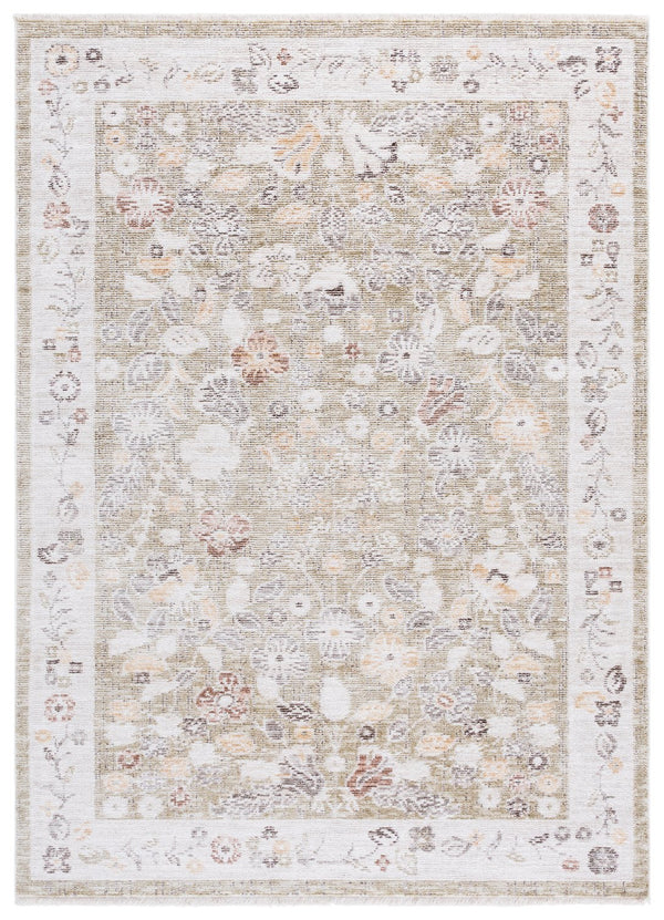 Safavieh Martha Stewart Adeline Area Rug In Soothing Grey And Ivory For Elegant Home Decor Enhancement Green ,Ivory 40% Polyester,38% Loop Polyester,14% Jute,8% Latex Msr100y-5