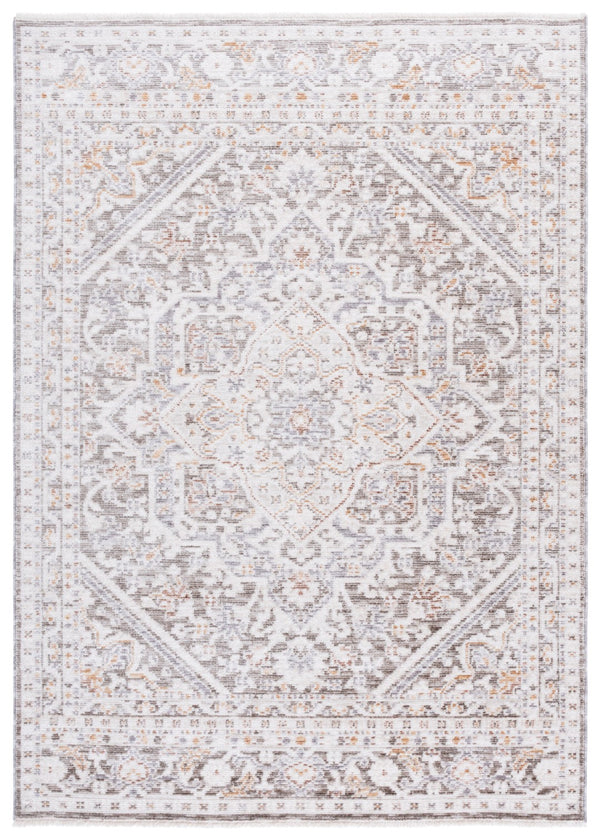 Safavieh Martha Stewart Elegant Transitional Runner Rug In Calming Shades For Hallway And Home Décor Grey ,Ivory 40% Polyester,38% Loop Polyester,14% Jute,8% Latex Msr104f-6r